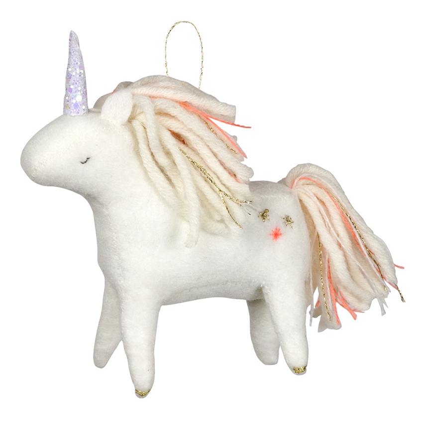 Unicorn Christmas Tree Decoration By Meri Meri  Vibrant Home